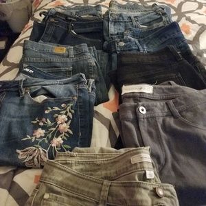 Lot of 10 size 12 jeans